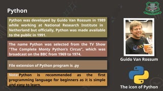Introduction to python Grade 10 with exercies.pptx