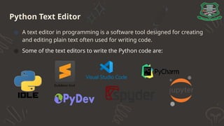 Introduction to python Grade 10 with exercies.pptx