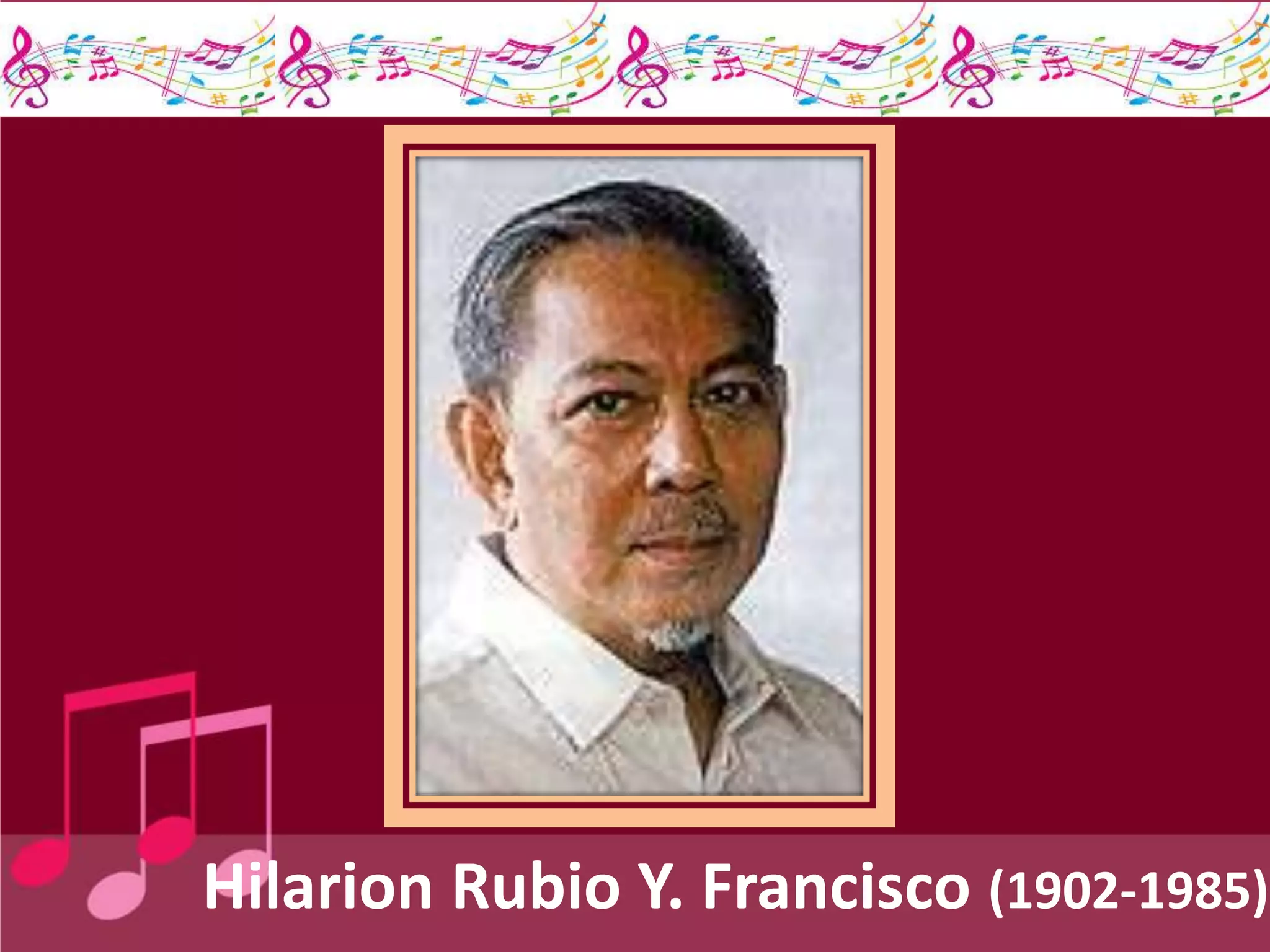 Hilarion Rubio Y. Francisco (1902-1985)