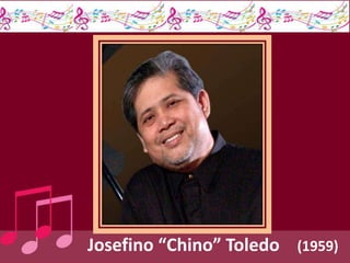 Josefino “Chino” Toledo (1959)
 
