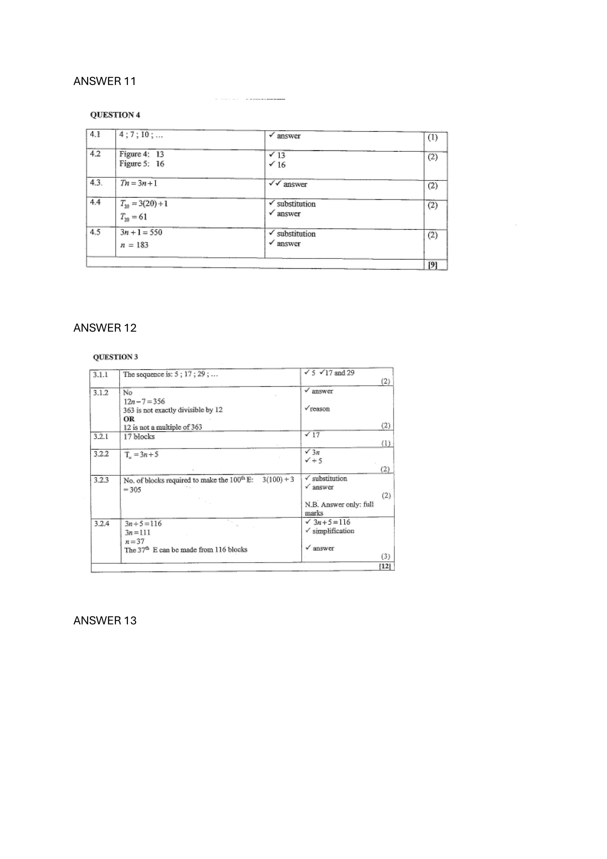 ANSWER 11
ANSWER 12
ANSWER 13