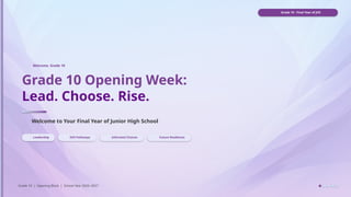 GRADE 10_OPENING BLOCK for three term curriculum | PPTX