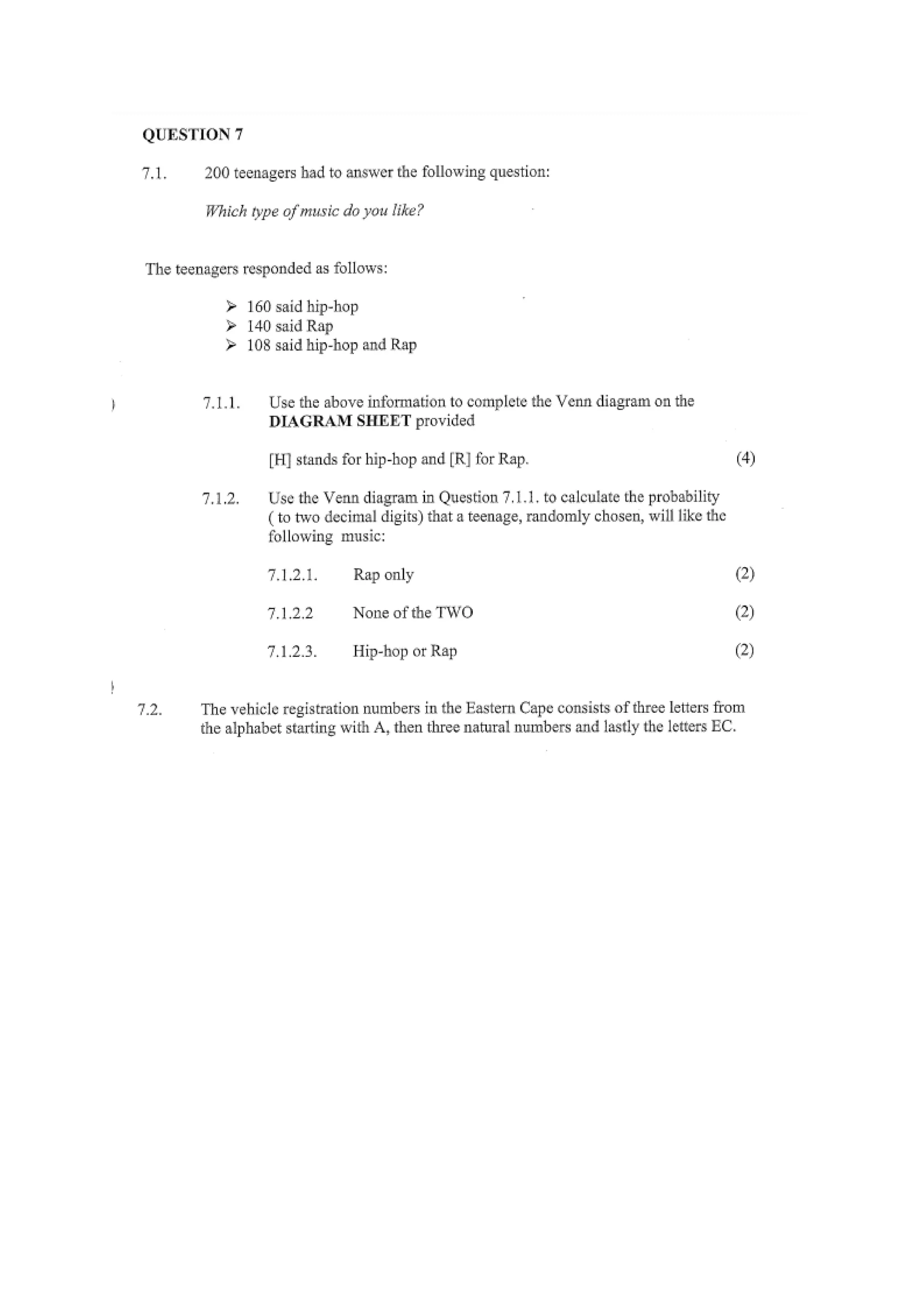 GRADE 10 PROBABILITY QUESTIONS (EXAM PAPER BASED ) .pdf