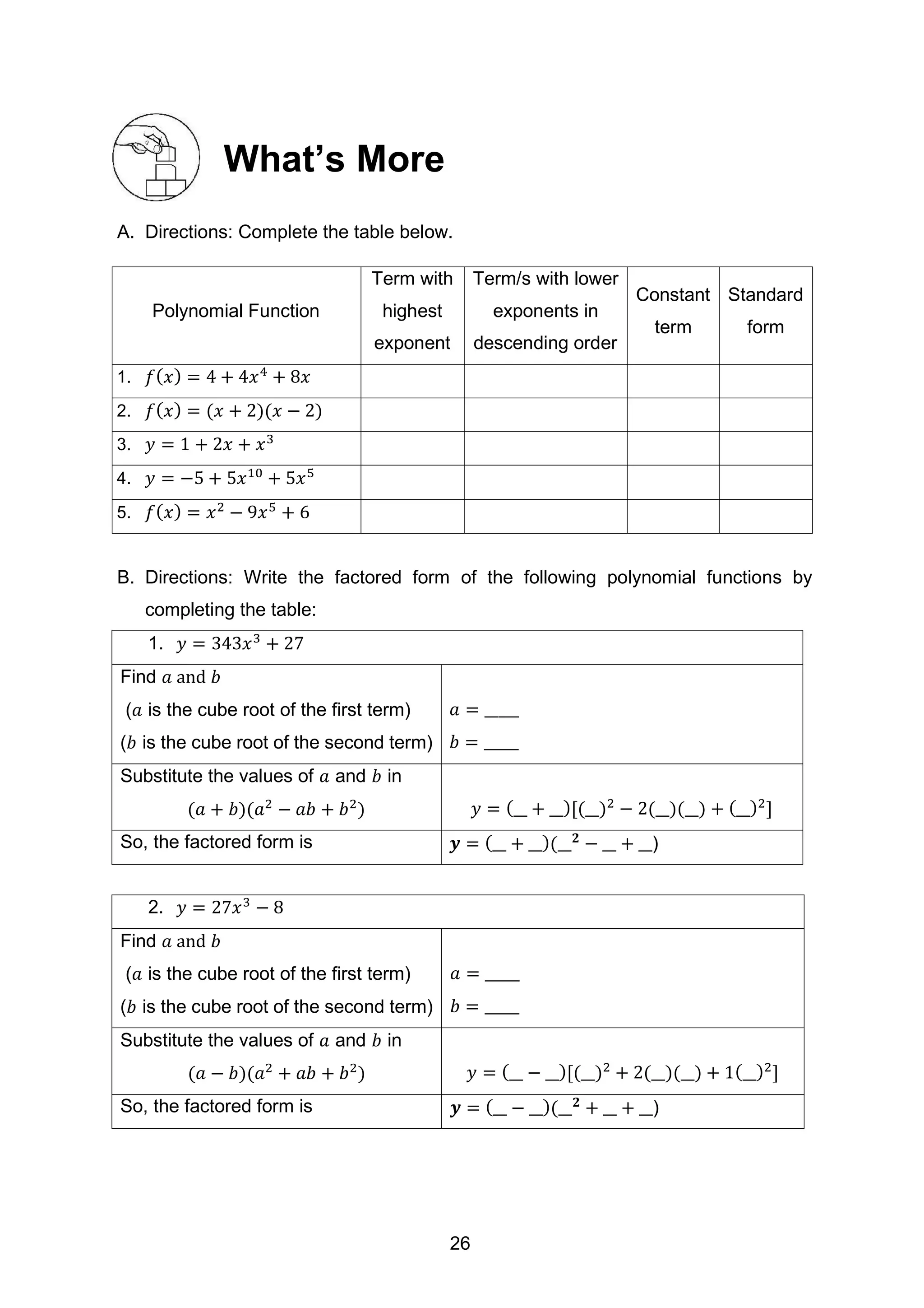 Grade10 Quarter2 Module1 Illustrating Polynomial Functions Version3 Pdf Grade10 Quarter2 Module1 Illustrating Polynomial Functions Version3 Pdf