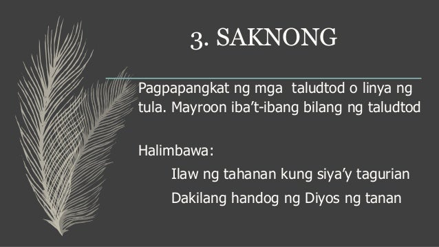 Ilan Ang Taludtod Sa Saknong Na Nagmula Sa Tula Ni Dr Jose Rizal