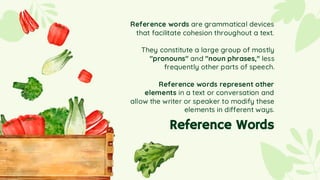 Mastering Reference Words and Pronouns in English ESL | PDF