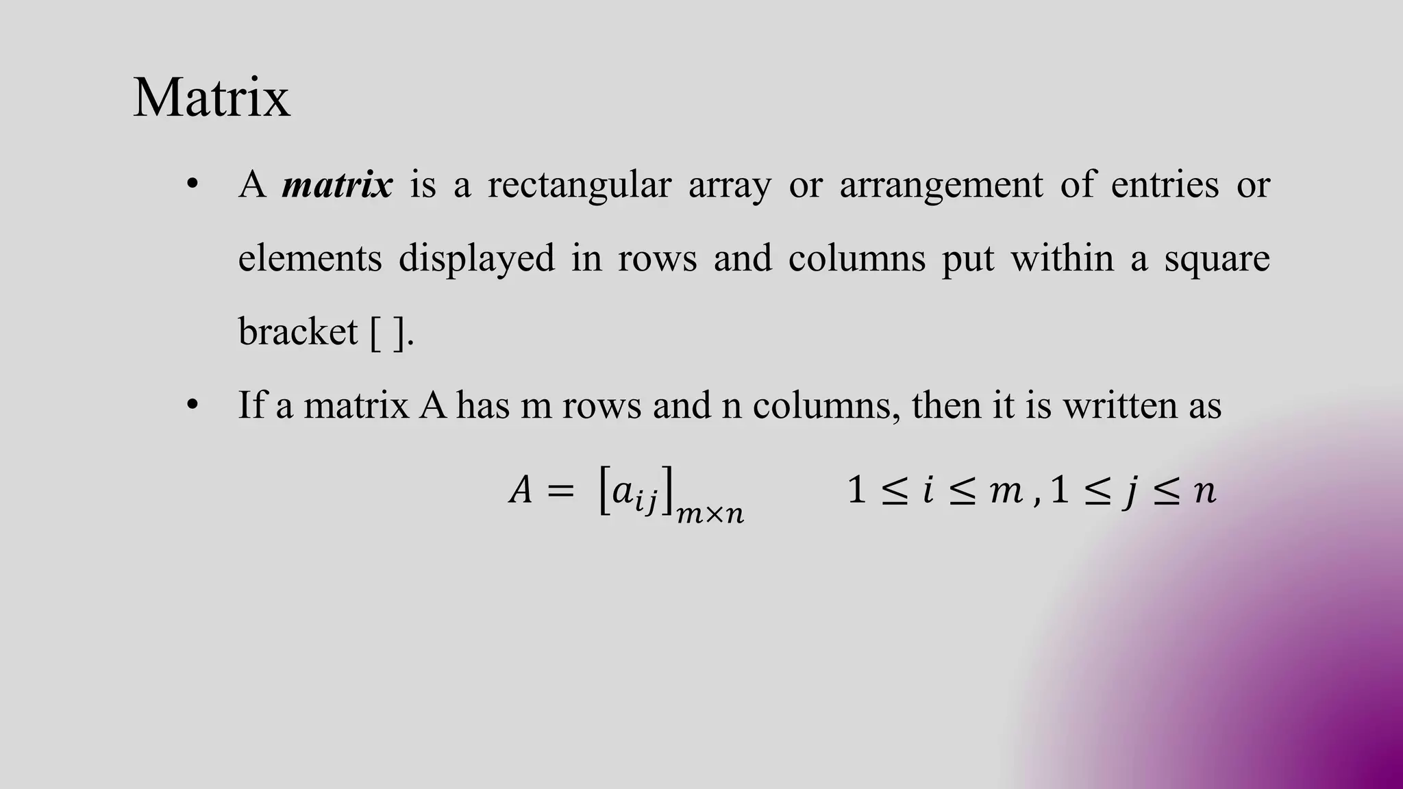 Types of Matrics | PDF | Physics | Science