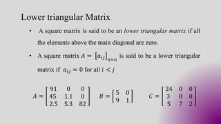 Types of Matrics | PDF