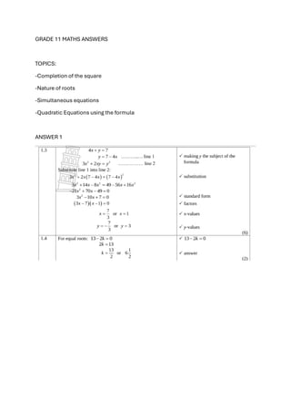 GRADE 11 MATHEMATICS PRACTICE ANSWERS.pdf