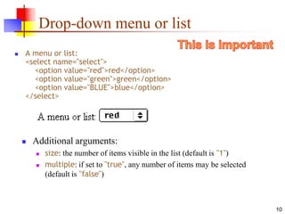 html forms | PPTX