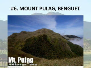 #6. MOUNT PULAG, BENGUET
 