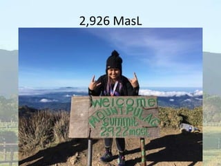 2,926 MasL
 