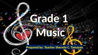 Understanding High and Low Sounds: Grade 1 Music Lesson on Pitch and ...