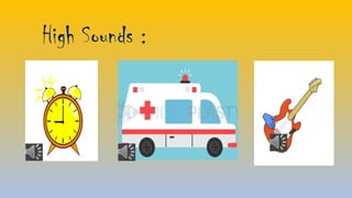 High Sound Example Understanding High and Low Sounds: Grade 1 Music Lesson on Pitch and ...