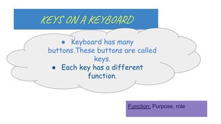 Key Roles Keyboard Understanding Computer Keyboards: Types, Functions, and Patterns ...