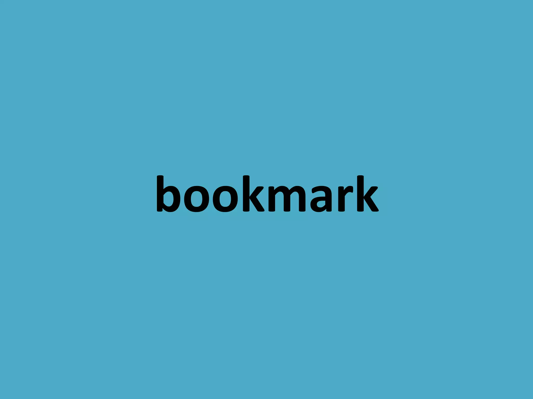 bookmark
 