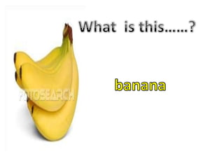 What  is this……?banana