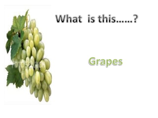 What  is this……?Grapes