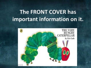 The FRONT COVER has
important information on it.
 