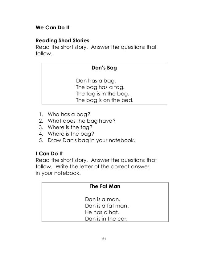 Worksheets Short Story Questions grade 2 english lm unit lesson 18 63
