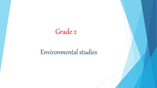 Grade 2
Environmental studies
 