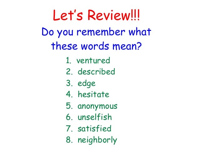 Grade 2 lesson 5 vocabulary power point