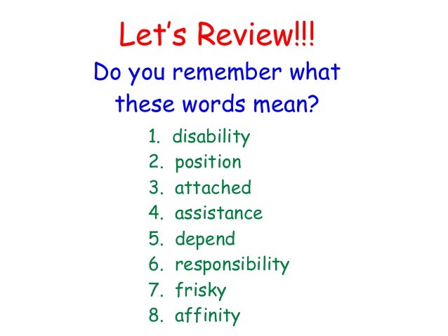 Grade 2 lesson 5 vocabulary power point