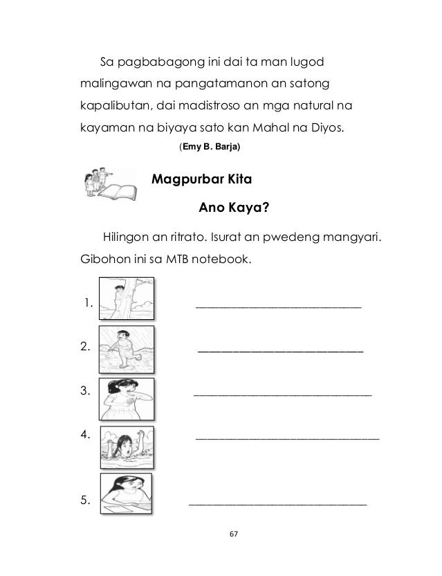 Grade 2 Mother Tongue Based Multi Lingual Education Bikol Lm