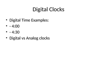 Grade_2_Telling_Time (1).PPTX American systems | PPTX