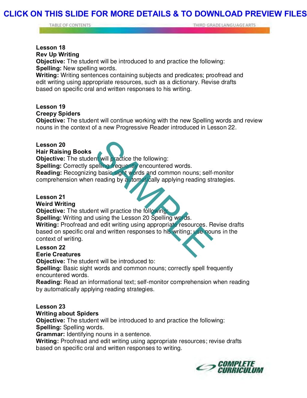 3rd Grade Homeschool Curriculum - Third Grade Homeschool Language Art…