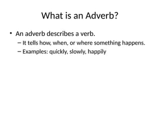 Comprehensive Grade 3 English Lesson on Adverbs: How, When, and Where ...