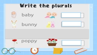 GRADE 3 ENGLISH PLURAL FORM OF NOUNS 1.pptx