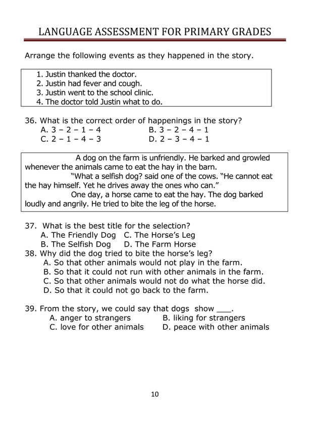 Grade 3 Lapg Reviewer Filipino And English Pdf