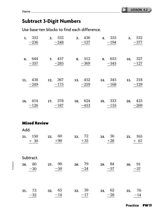 Grade 3 math workbooks | PDF