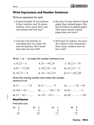 Grade 3 math workbooks | PDF