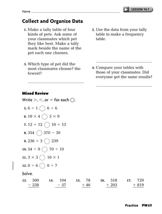 Grade 3 math workbooks | PDF