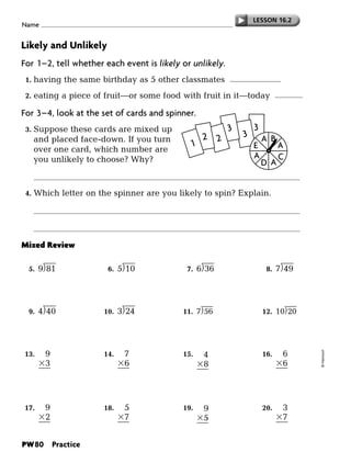 Grade 3 math workbooks | PDF