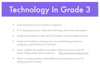 Tech Explorer Grade 3 Grade 3 Open House | KEY