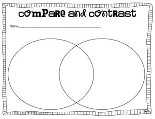 Name:____________________________________________
gwelk
Compare and Contrast
Funded by Title V-A Consolidated Grant 87
 