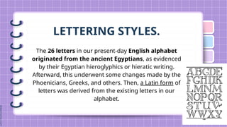HOME ECONOMICS GRADE 4 LETTERING STYLES.pptx