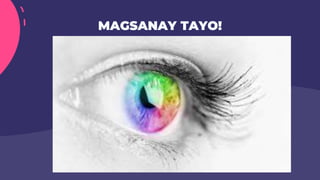 MAGSANAY TAYO!
 