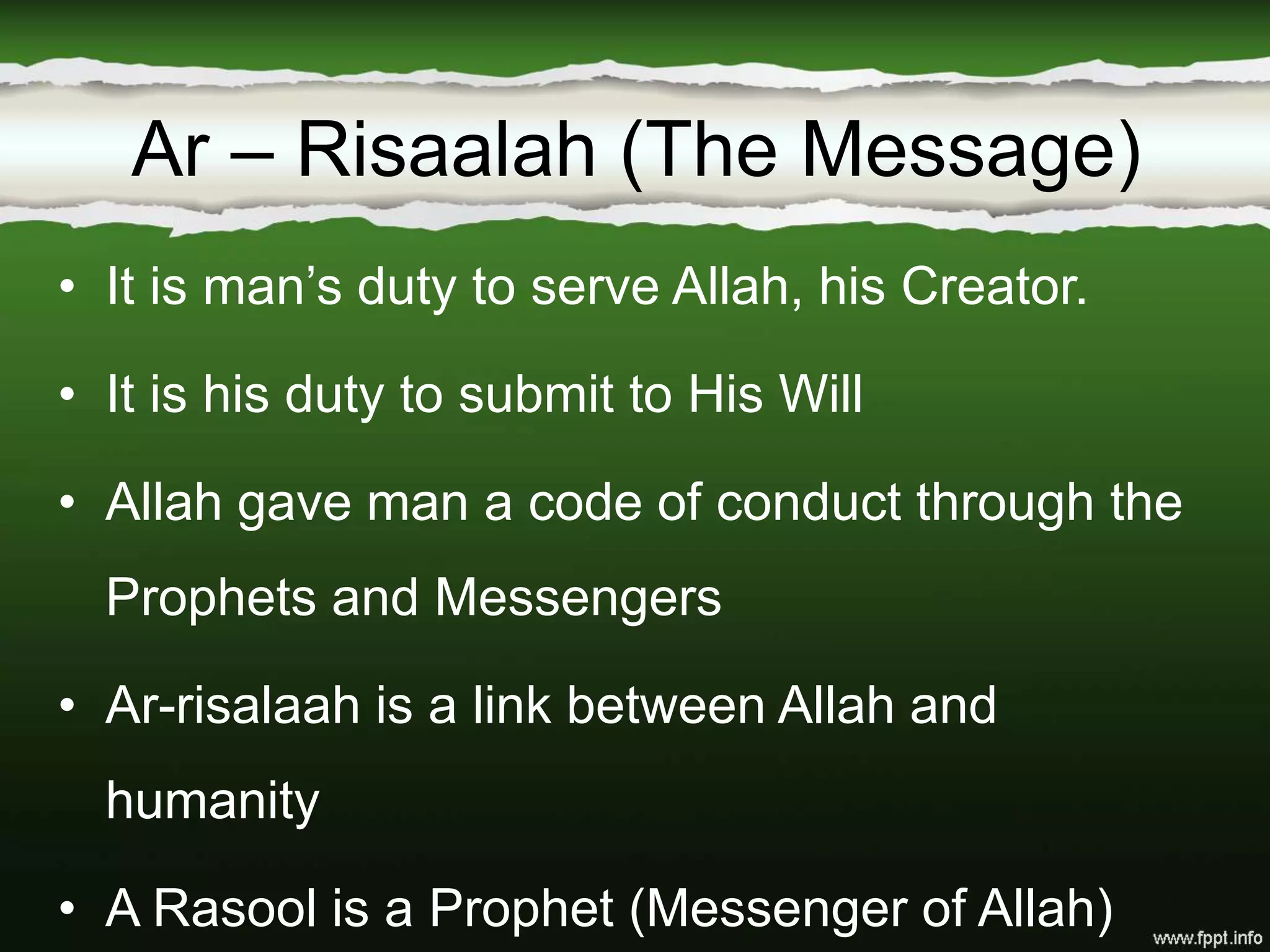 Ar-Risaalah | PPT