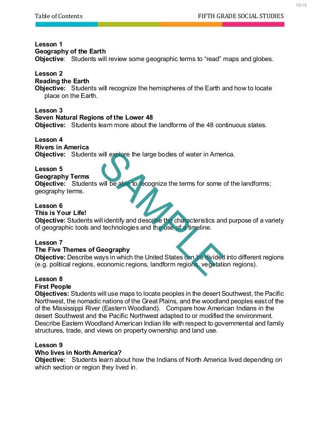 5th Grade Homeschool Curriculum Fifth Grade Social Studies Best H…