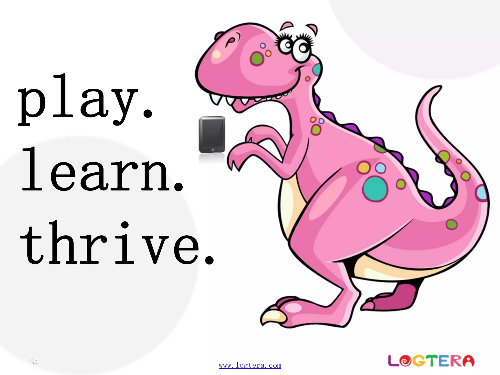 play.
learn.
thrive.
www.logtera.com34
 