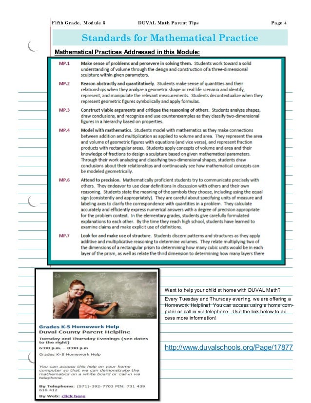 Grade 5 module 5
