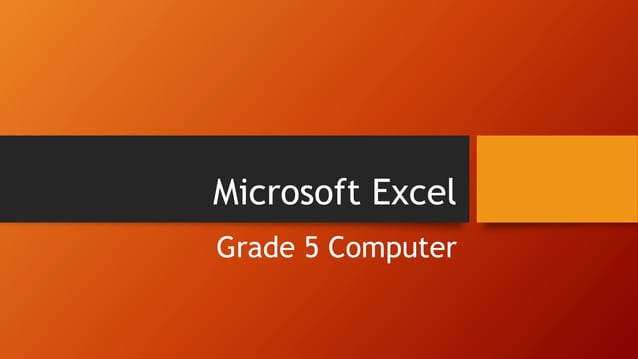 Grade 5 COMPUTER | PPTX | Operating Systems | Computer Software and ...