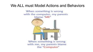 We ALL must Model Actions and Behaviors
 