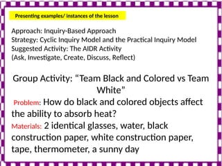 Practical Inquiry Grade 5 PPT_Science_Q3_W5_Day 1-5.pptxtc | PPTX
