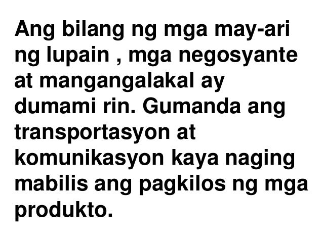 Pag Usbong Ng Liberal Na Ideya