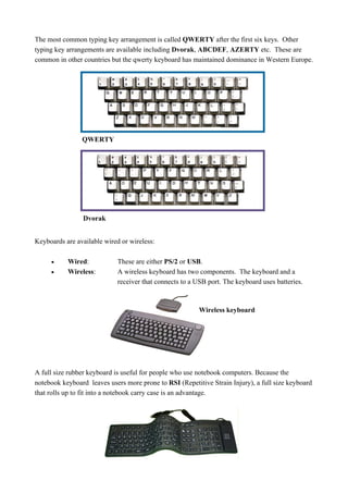 Computer Components Typing COMPUTER COMPONENTS | PDF